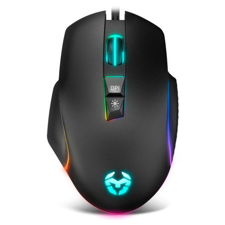 Krom Keos mouse Gaming Mano destra USB tipo A Ottico 6400 DPI