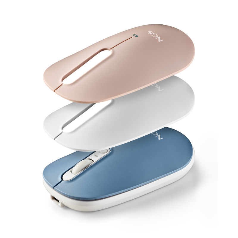 NGS SHELL RB mouse Ufficio Ambidestro RF senza fili + Bluetooth Ottico 1600 DPI NGS SHELL RB mouse Ufficio Ambidestro RF senza fili + Bluetooth Ottico 1600 DPI