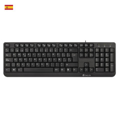 NGS FunkyV3, QWERTY, ES tastiera Casa USB Spagnolo Nero