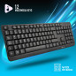 NGS FunkyV3, QWERTY, ES tastiera Casa USB Spagnolo Nero