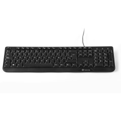 NGS FunkyV3, QWERTY, ES tastiera Casa USB Spagnolo Nero