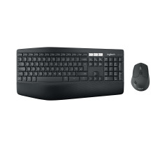 Logitech 920-008228 tastiera Mouse incluso Universale RF senza fili + Bluetooth QWERTY Spagnolo Nero