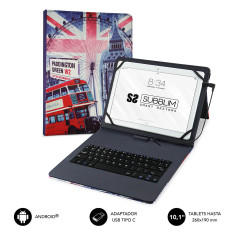 SUBBLIM SUB-KT1-USB050 tastiera per dispositivo mobile QWERTY Spagnolo Micro-USB