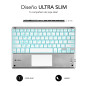 SUBBLIM TECLADO SMART BACKLIT TOUCHPAD BLUETOOTH SILVER QWERTY Spagnolo Argento, Bianco SUBBLIM TECLADO SMART BACKLIT TOUCHPAD BLUETOOTH SILVER QWERTY Spagnolo Argento, Bianco