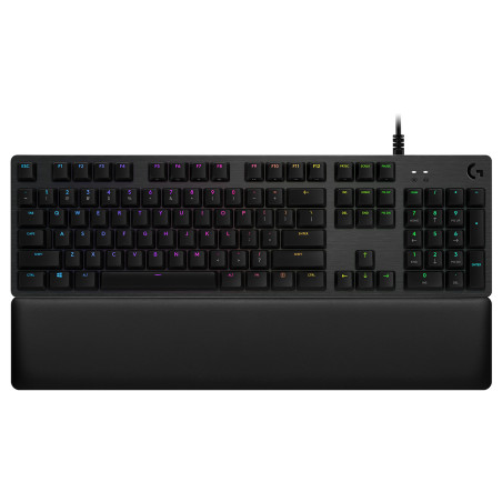 Logitech G 920-009323 tastiera Gaming USB QWERTY Spagnolo Carbonio