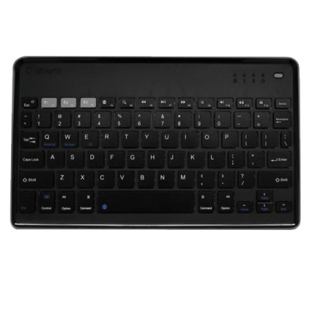 SilverHT 112001540199 tastiera Casa Bluetooth QWERTY Inglese Nero