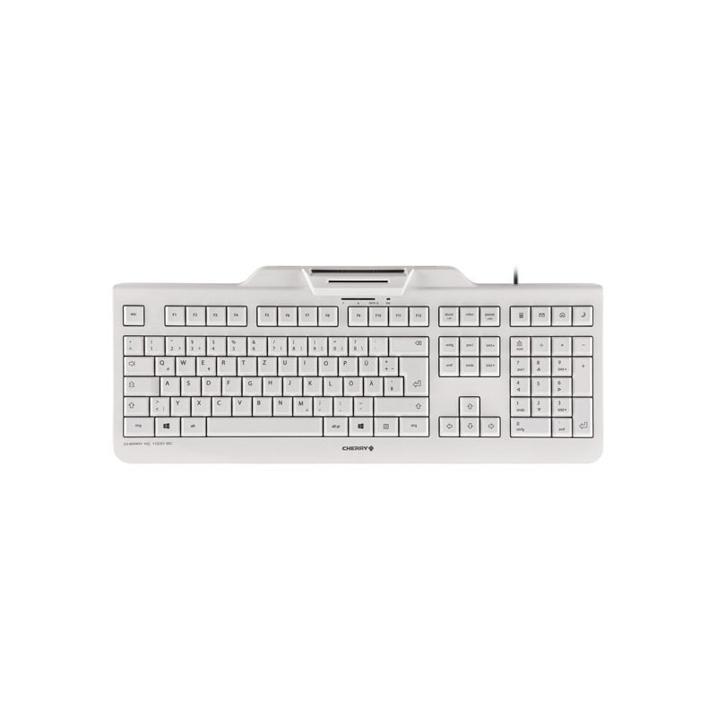 CHERRY KC 1000 SC tastiera Universale USB QWERTY Spagnolo Grigio