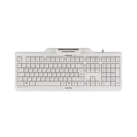 CHERRY KC 1000 SC tastiera Universale USB QWERTY Spagnolo Grigio