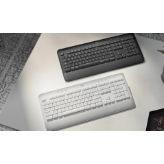 Logitech 920-010917 tastiera Ufficio RF senza fili + Bluetooth QWERTY Spagnolo Grafite