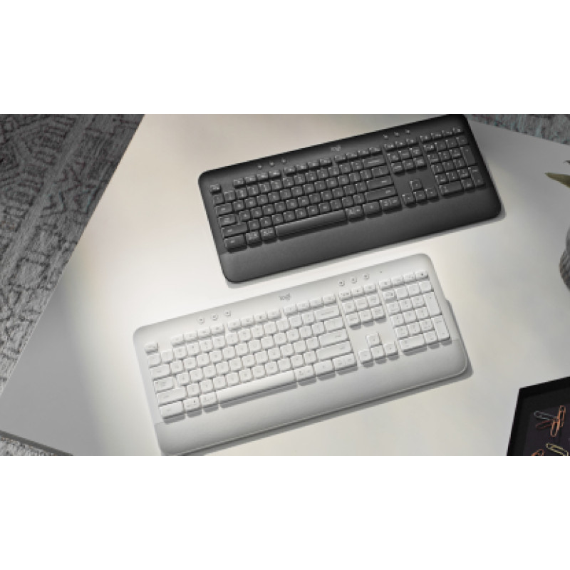 Logitech 920-010917 tastiera Ufficio RF senza fili + Bluetooth QWERTY Spagnolo Grafite Logitech 920-010917 tastiera Ufficio RF senza fili + Bluetooth QWERTY Spagnolo Grafite