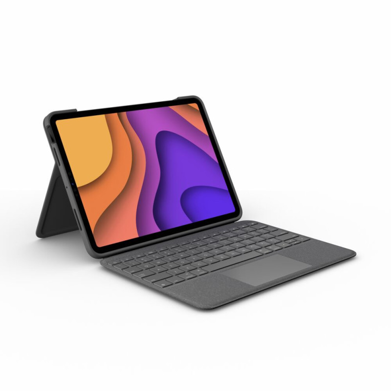 Logitech Folio Touch QWERTY Spagnolo Smart Connector Grigio Logitech Folio Touch QWERTY Spagnolo Smart Connector Grigio