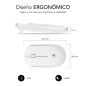 SUBBLIM SUBKBC-CSSW11 tastiera Mouse incluso Universale RF Wireless QWERTY Spagnolo Bianco SUBBLIM SUBKBC-CSSW11 tastiera Mouse incluso Universale RF Wireless QWERTY Spagnolo Bianco