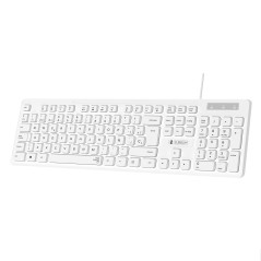 SUBBLIM SUBKBC-0SSK51 tastiera Universale USB QWERTY Spagnolo Nero, Bianco