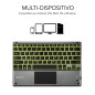 SUBBLIM TECLADO SMART BACKLIT TOUCHPAD BLUETOOTH GREY QWERTY Spagnolo Nero, Grigio SUBBLIM TECLADO SMART BACKLIT TOUCHPAD BLUETOOTH GREY QWERTY Spagnolo Nero, Grigio