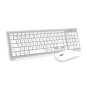 SUBBLIM SUBKBC-DCEP10 tastiera Mouse incluso Universale RF senza fili + Bluetooth QWERTY Spagnolo Argento, Bianco SUBBLIM SUBKBC-DCEP10 tastiera Mouse incluso Universale RF senza fili + Bluetooth QWERTY Spagnolo Argento, Bianco