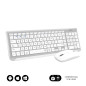 SUBBLIM SUBKBC-DCEP10 tastiera Mouse incluso Universale RF senza fili + Bluetooth QWERTY Spagnolo Argento, Bianco SUBBLIM SUBKBC-DCEP10 tastiera Mouse incluso Universale RF senza fili + Bluetooth QWERTY Spagnolo Argento, Bianco