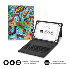 SUBBLIM SUBKT5-BTTC20 tastiera per dispositivo mobile QWERTY Spagnolo Bluetooth Multicolore