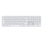 Apple Magic tastiera Universale USB + Bluetooth QWERTY Spagnolo Bianco