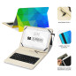 SUBBLIM FUNDA + TECLADO TABLET KEYTAB USB TRIANGULOS QWERTY Spagnolo Micro-USB Multicolore SUBBLIM FUNDA + TECLADO TABLET KEYTAB USB TRIANGULOS QWERTY Spagnolo Micro-USB Multicolore