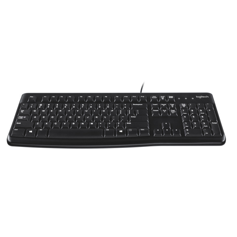 Logitech Keyboard K120 for Business tastiera Ufficio USB QWERTY US International Nero Logitech Keyboard K120 for Business tastiera Ufficio USB QWERTY US International Nero