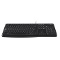 Logitech Keyboard K120 for Business tastiera Ufficio USB QWERTY US International Nero Logitech Keyboard K120 for Business tastiera Ufficio USB QWERTY US International Nero