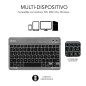 SUBBLIM SUBKT3-BTS055 tastiera per dispositivo mobile QWERTY Spagnolo Bluetooth Nero, Grigio