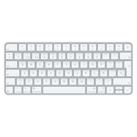 Apple Magic tastiera Universale USB + Bluetooth QWERTY Spagnolo Bianco
