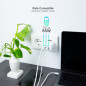 TooQ TQWC-GANQC2PD65WT Caricabatterie per dispositivi mobili Universale Bianco AC Ricarica rapida Interno