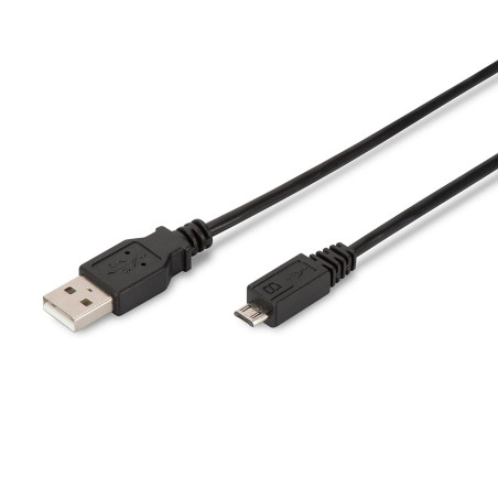 Cable usb ewent usb 2.0 tipo a -  micro usb 2.0 1.8m