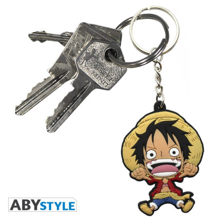 ABYstyle One Piece PVC Luffy SD Portachiave Multicolore