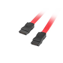 Lanberg CA-SASA-10CU-0050-R cavo SATA 0,5 m SATA 7-pin Rosso