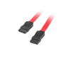 Lanberg CA-SASA-10CU-0050-R cavo SATA 0,5 m SATA 7-pin Rosso Lanberg CA-SASA-10CU-0050-R cavo SATA 0,5 m SATA 7-pin Rosso