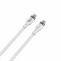 Cable usb tipo c hyper 2m -  macho - macho -  blanco