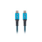 Lanberg CA-CMCM-45CU-0005-BK cavo USB USB4 Gen 2x2 0,5 m USB C Nero, Blu Lanberg CA-CMCM-45CU-0005-BK cavo USB USB4 Gen 2x2 0,5 m USB C Nero, Blu