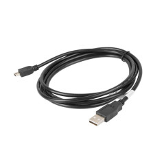 Lanberg CA-USBK-10CC-0018-BK cavo USB USB 2.0 1,8 m Mini-USB A USB A Nero