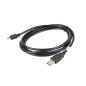 Lanberg CA-USBK-10CC-0018-BK cavo USB USB 2.0 1,8 m Mini-USB A USB A Nero