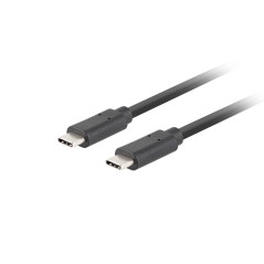 Lanberg CA-CMCM-32CU-0005-BK cavo USB USB 3.2 Gen 2 (3.1 Gen 2) 0,5 m USB C Nero