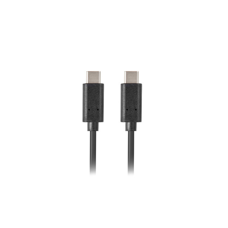 Lanberg CA-CMCM-31CU-0005-BK cavo USB USB 3.2 Gen 1 (3.1 Gen 1) USB C Nero Lanberg CA-CMCM-31CU-0005-BK cavo USB USB 3.2 Gen 1 (3.1 Gen 1) USB C Nero