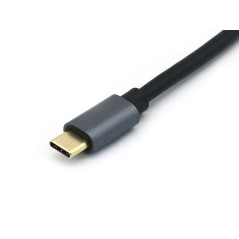 Equip 128353 Cavo USB 3.2 Gen 2 da C a C, M M, 0,5 m, PD100W , 4K 60Hz, 10Gbps, nero