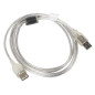 Lanberg CA-USBE-12CC-0018-TR cavo USB USB 2.0 1,8 m USB A Trasparente Lanberg CA-USBE-12CC-0018-TR cavo USB USB 2.0 1,8 m USB A Trasparente