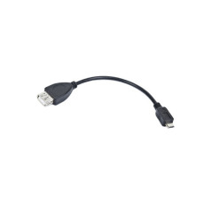 Lanberg OEM-0006 cavo USB USB 2.0 0,15 m USB A Micro-USB B Nero