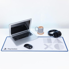 Paladone PP8816PS tappetino per mouse Tappetino per mouse per gioco da computer Blu, Bianco