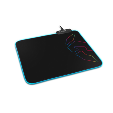 Krom Knout RGB Tappetino per mouse per gioco da computer Nero