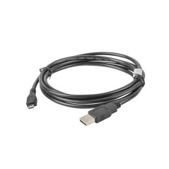 Lanberg CA-USBM-10CC-0018-BK cavo USB USB 2.0 1,8 m Micro-USB B USB A Nero