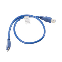 Lanberg CA-US3M-10CC-0005-B cavo USB 0,5 m Micro-USB A USB A Blu