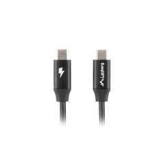 Lanberg CA-CMCM-40CU-0018-BK cavo USB USB 2.0 1,8 m USB C Nero