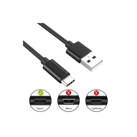 Cable usb ewent usb 2.0 tipo a -  usb tipo c macho - macho -  1m