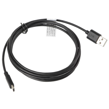 Cable usb lanberg 2.0 macho -  usb tipo c macho 1.8m negro