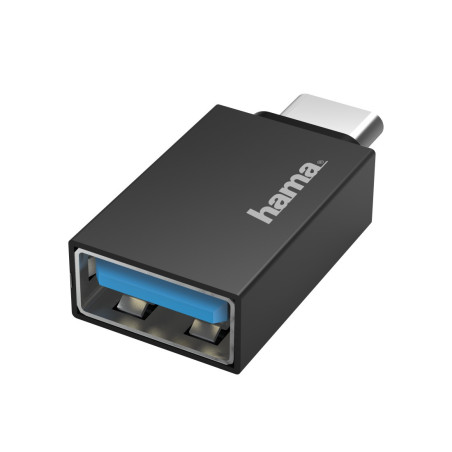 Hama Adattatore USB Type C M   USB A F, USB 3.2 gen.1, nero