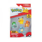 Pack 4 figuras pokemon iniciales de kanto